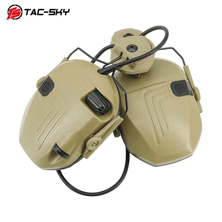 TAC-SKY Tactical for MLOK Helmet Headset Mount Compatible with Walker Razor Electronic Noise-Canceling Earmuffs