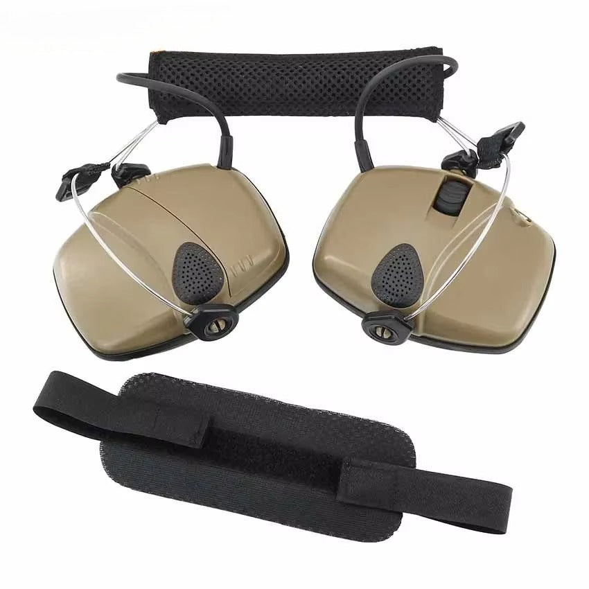 TAC-SKY Tactics Behind-the-neck Headband Headphones with Gel Ear Cushionsfor Outdoor Shooting