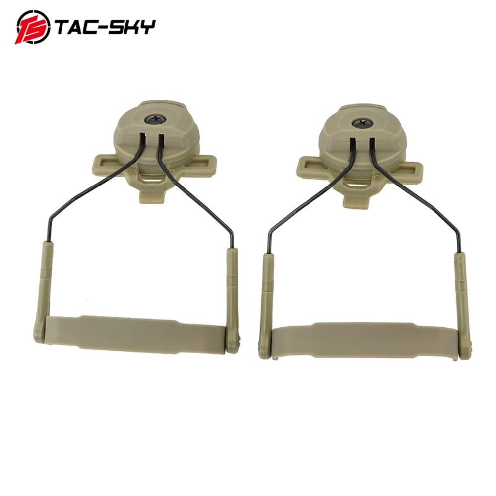 TAC-SKY Tactical Helmet Headset Mount for AMP Communication Headsets Fits Wendy 3.0 Helmet Rail