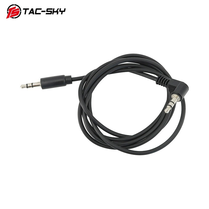 TAC-SKY Tactics GP328 Plug-to-3.5 mm /Mic Cable Compatible with Motorola GP140, GP320, and GP328 -Way Radios