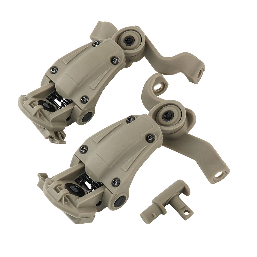 TAC-SKY Tactical Helmet Rail Adapter for ARC/WENDY/MTEK Rails for use with EARMOR M32-MOD3 / M32H-MOD3 Military Headphones