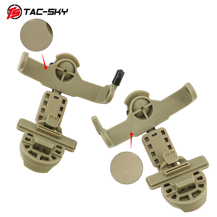TAC-SKY Tactical Wendy 3.0 Helmet Rail Adapter Compatible with COMTA II/III/V Noise-Canceling Headset