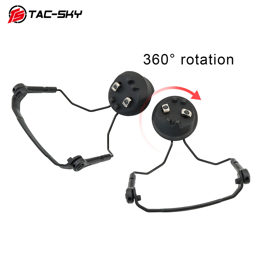 Tactical Helmet Headset Adapter Mount, Compatible with AMP Headset for M-LOK Helmet Rails