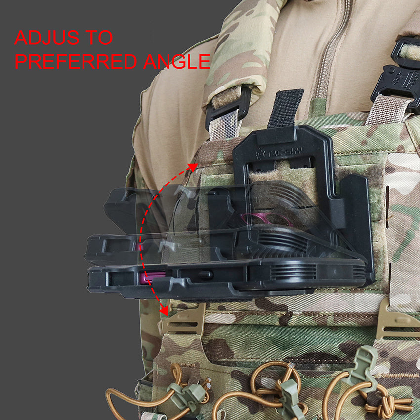 TAC-SKY Tactical MOLLE Vest Phone Mount (for iPhone 16), Ideal for Tactical Navigation