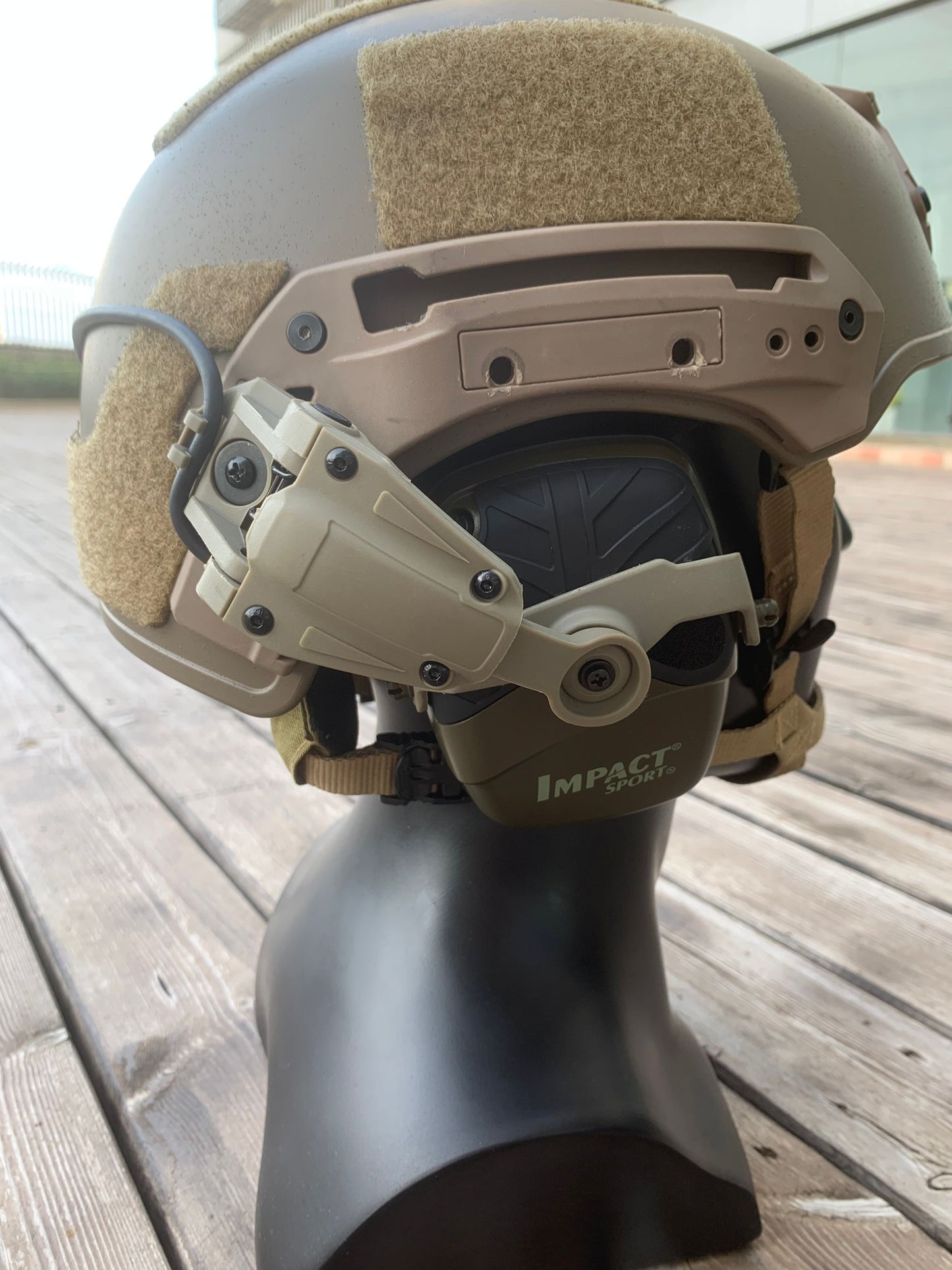 TAC-SKY Tactical Helmet Adapter for Wendy Helmet Rails Compatible with Howard Leight Impact Sports Earmuffs