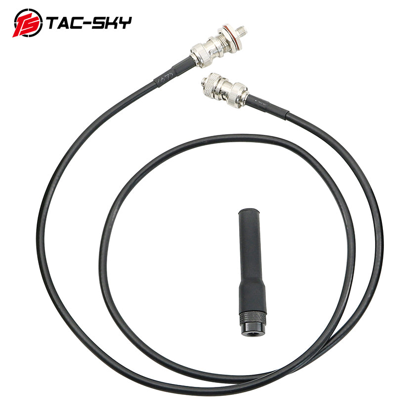 TAC-SKY Tactical Outdoor Antenna Cylinder Protective Housing Assembly with BNC Cable Set