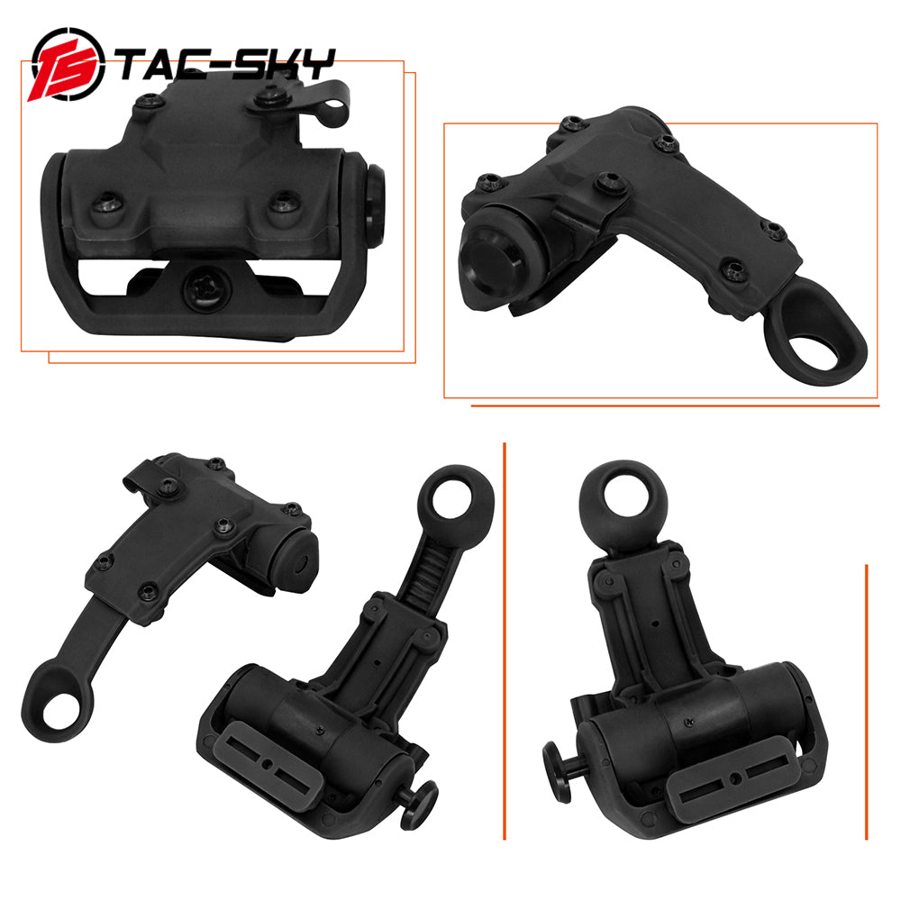 TAC-SKY Tactical M-LOK Rail Adapter, Compatible with RAC Headset for MTEK-FLUX Helmets (M-LOK rails) Designed for Airsoft.