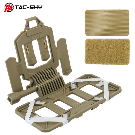 TAC-SKY Tactical Chest-Mounted Phone Mount 2.0 MOLLE-Compatible,Foldable Outdoor Navigation Board Phone Holder