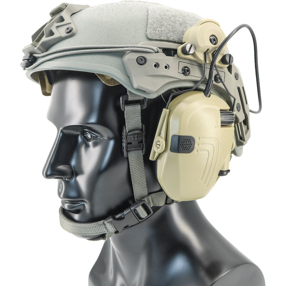 TAC-SKY Tactical Helmet for Wendy Rail 2.0 Rail Adapter Compatible with Walker Razor — Shooting Headset