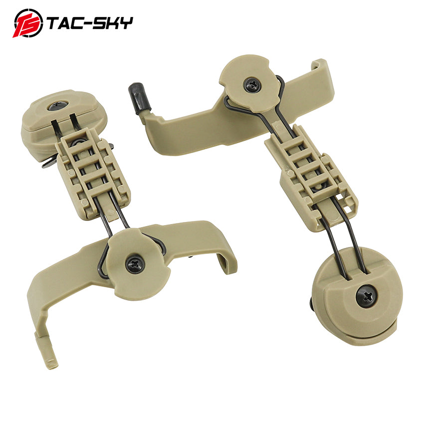 TAC-SKY Tactical MLOK Helmet Rail Adapter Mount 2.0 for COMTA II, III, and V Hearing Protection Headsets