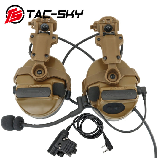TS TAC-SKY ARC Rail Helmet Mount Electronic Hearing protection Tactical Headset C3 for Airsoft