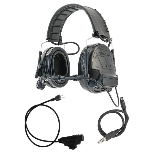 TS TAC-SKY Tactical Headset TSC5 Pro 2.0 Hearing Protection Active Noise Cancelling Silicone Earmuffs + PTT