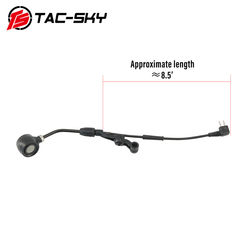 TS TAC-SKY Headset Accessory Condenser microphones Compatible with Comta V Tactical Headset