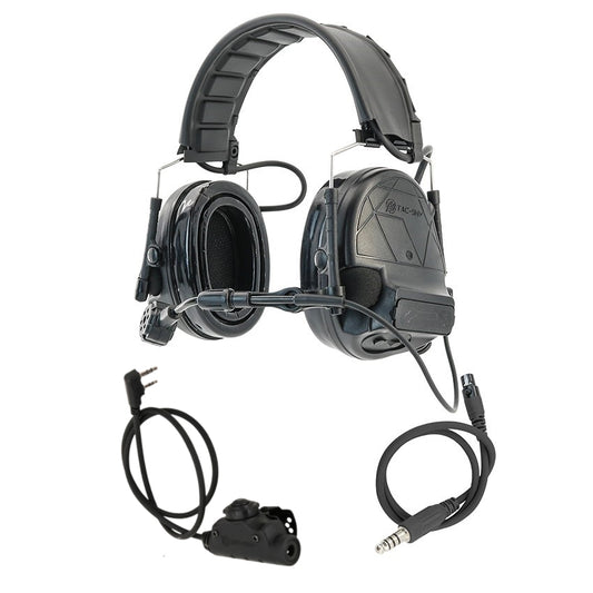 TS TAC-SKY Hearing Protection TSC5 Pro 2.0 Tactical Headset Silicone Earmuffs + V2 PTT