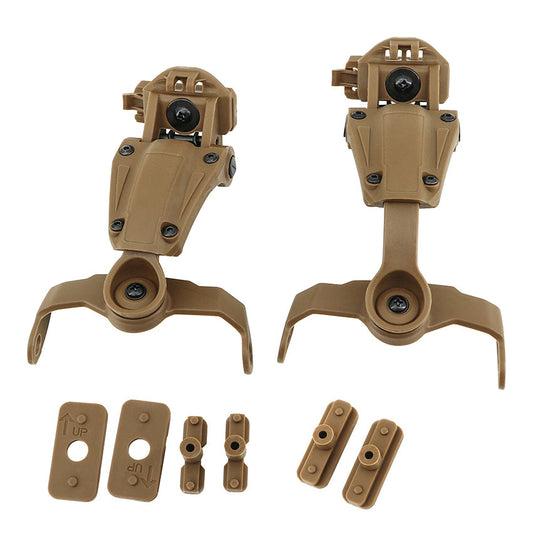 TS TAC-SKY ARC Rail Helmet Mounting Adapter Compatible with Howard Leight Tactical Headset