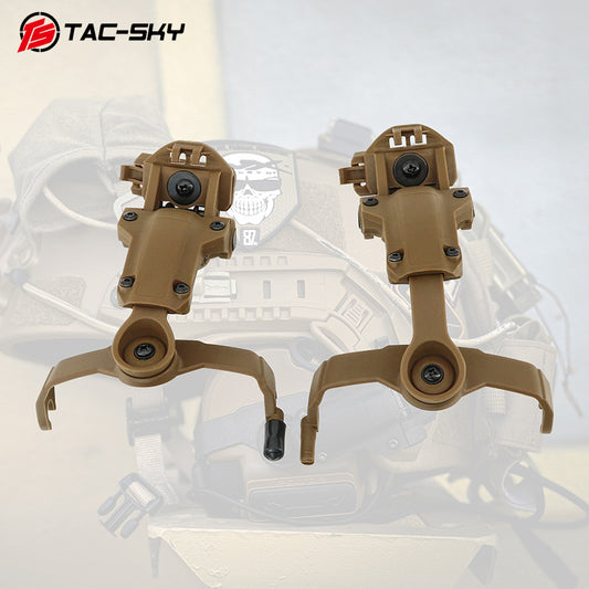 TS TAC-SKY ARC Rail Helmets Bracket Compatible with Comta II/III Tactical Headset
