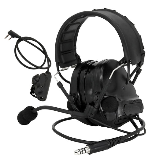 TS TAC-SKY TSC3 Tactical Headset Hearing Protection Noise-canceling Airsoft Protective Gear with Microphone + PTT