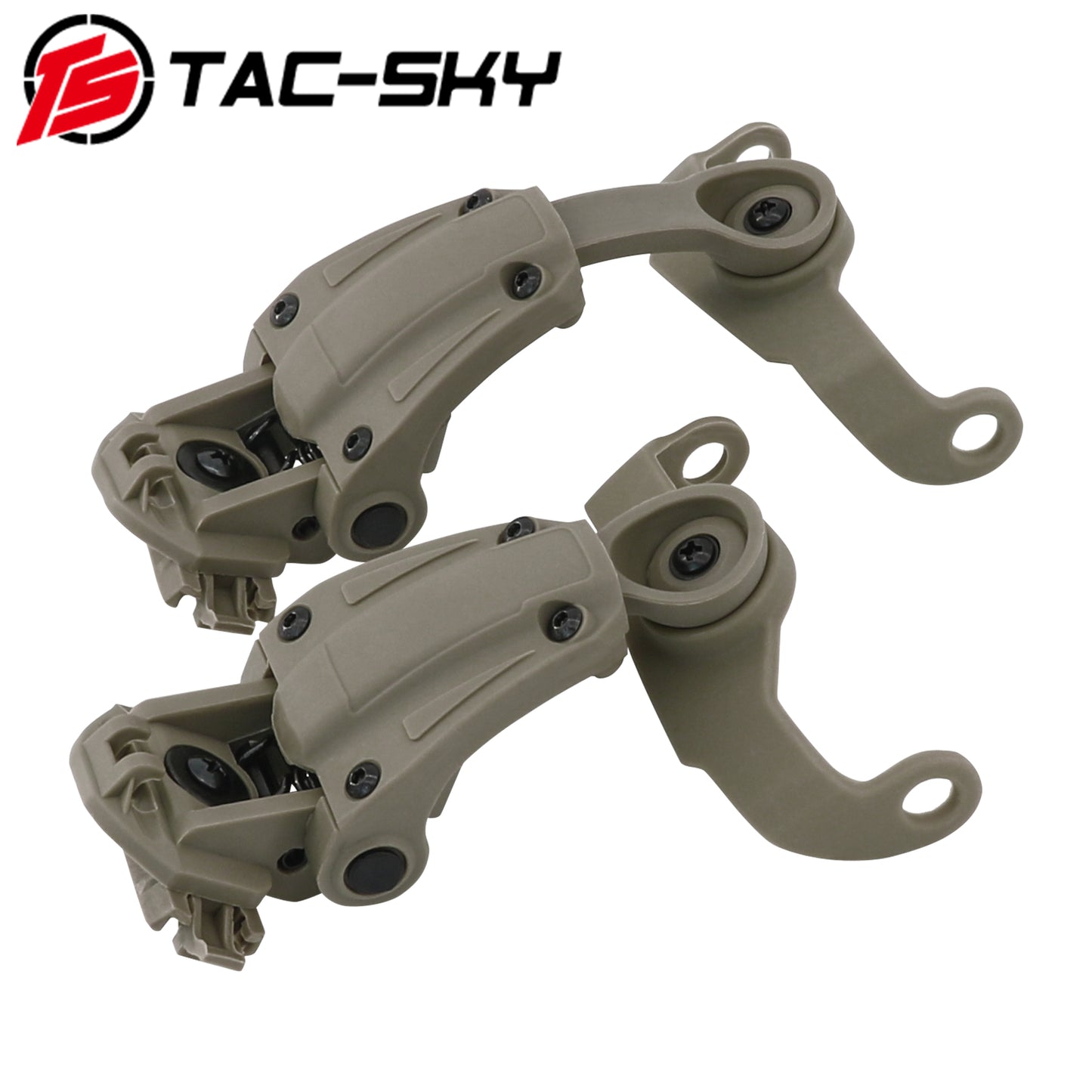 TS TAC-SKY ARC Rail Helmet Mounting Adapter Compatible with Howard Leight Tactical Headset