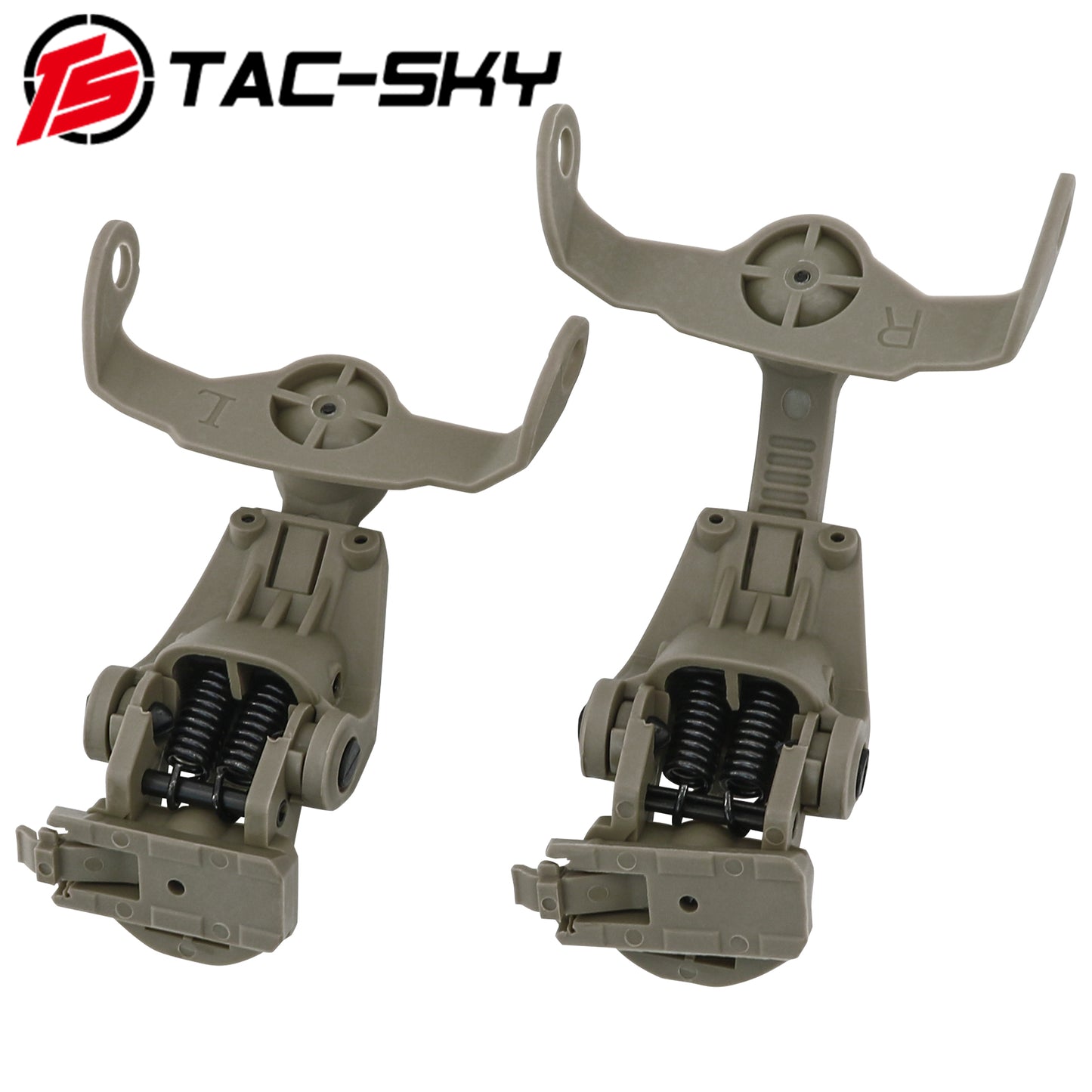 TS TAC-SKY ARC Rail Helmet Mounting Adapter Compatible with Howard Leight Tactical Headset