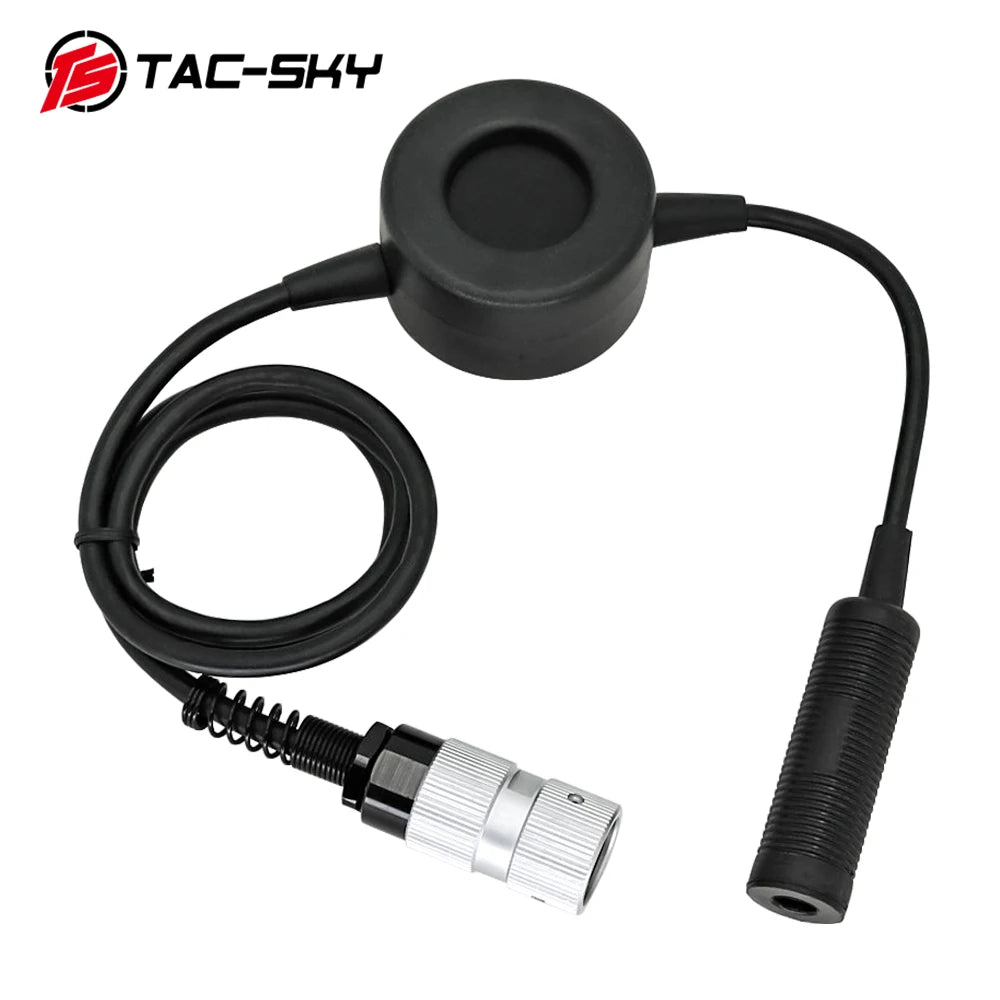 TAC-SKY Tactical Headset Adapter TCI PTT 6-Pin, Compatible with AN/PRC 148 and 152 Radios—Dummy Housing, Dummy Box