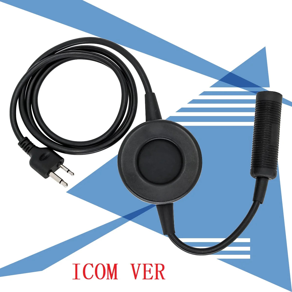 TAC-SKY Tactical PTT TCI PTT Headset Adapter is Suitable for Electronic Protective Earmuffs Hunting Shooting  Headset