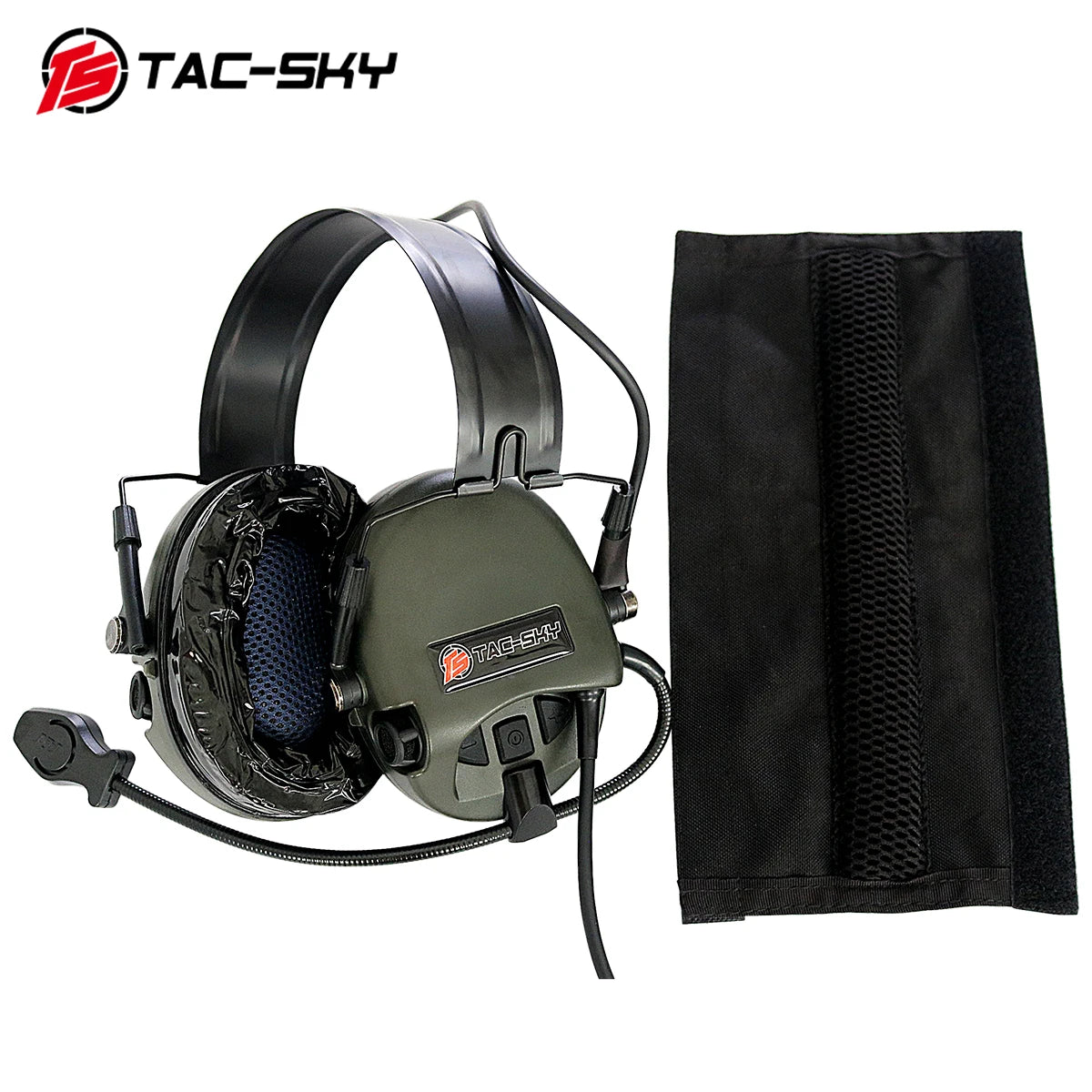 TAC-SKY Tactical for TEA Threat Tier Headset with Silicone Ear Cups, Suitable for Airsoft Hunting and Shooting