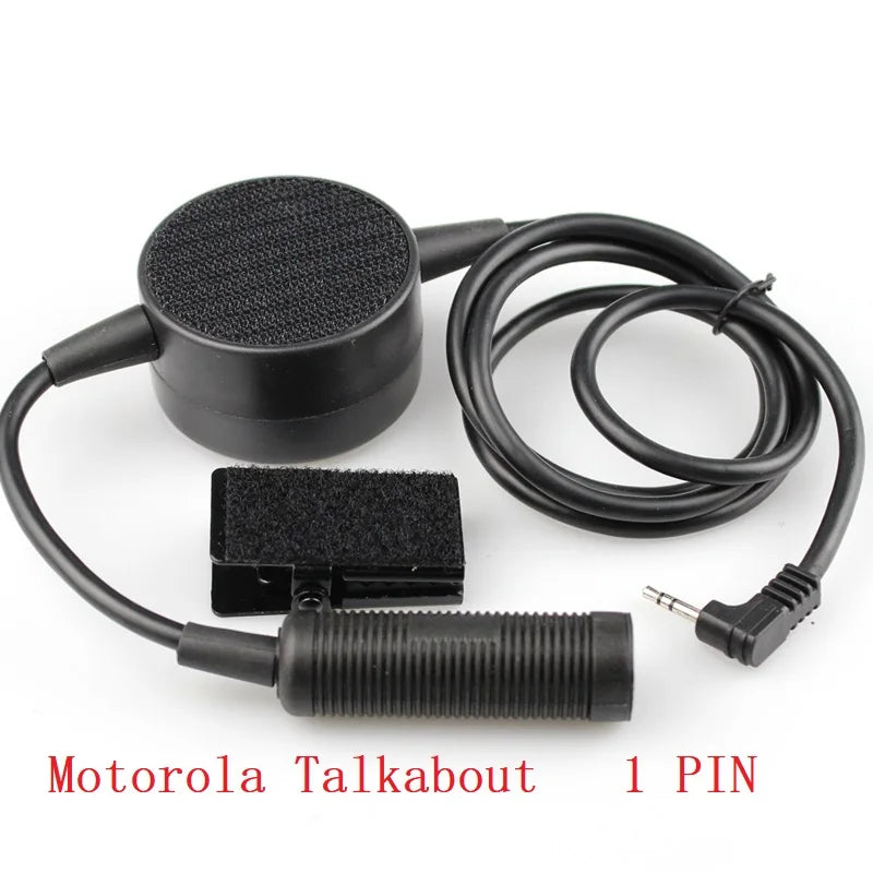 TAC-SKY Tactical PTT TCI PTT Headset Adapter is Suitable for Electronic Protective Earmuffs Hunting Shooting  Headset