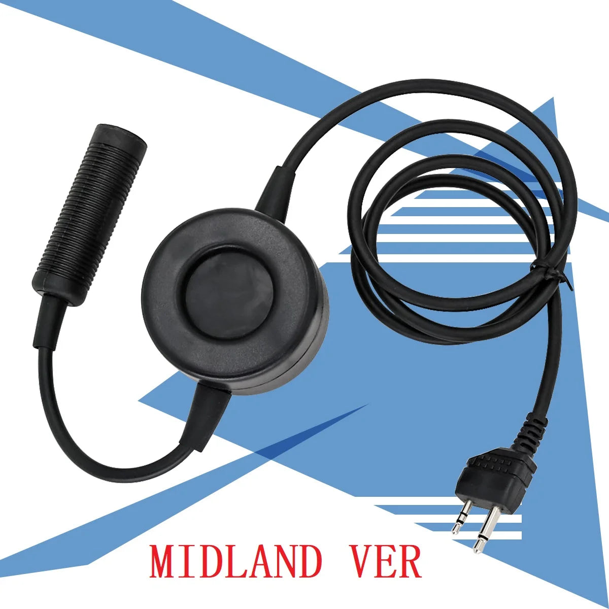 TAC-SKY Tactical PTT TCI PTT Headset Adapter is Suitable for Electronic Protective Earmuffs Hunting Shooting  Headset
