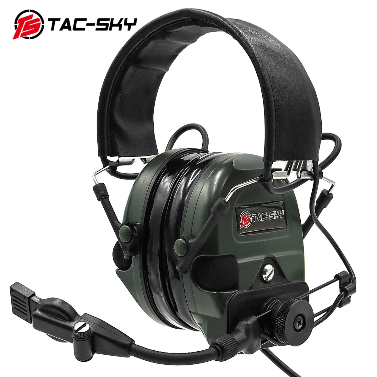TAC-SKY Tactical for TCI LIBERATOR 1 Silicone Earmuffs Military Hearing Defense Noise Reduction Shooting Headset