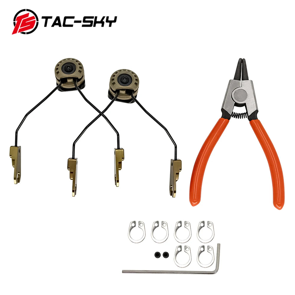 TAC-SKY Tactical ARC Rail for SORDIN MARK + SARA Kit — Compatible with MSA SORDIN Headphones