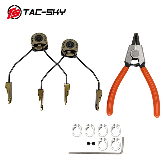TAC-SKY Tactical ARC Rail for SORDIN MARK + SARA Kit — Compatible with MSA SORDIN Headphones