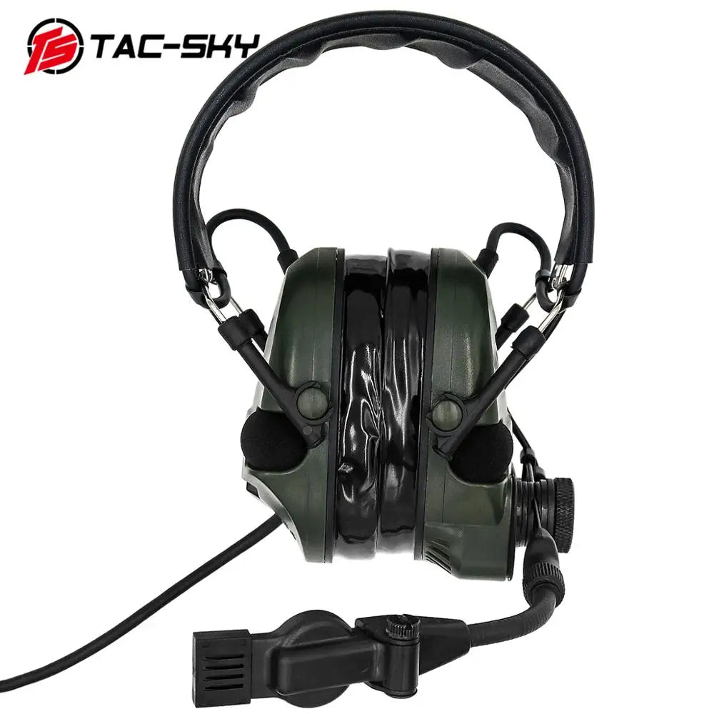 TAC-SKY Tactical for TCI LIBERATOR 1 Silicone Earmuffs Military Hearing Defense Noise Reduction Shooting Headset