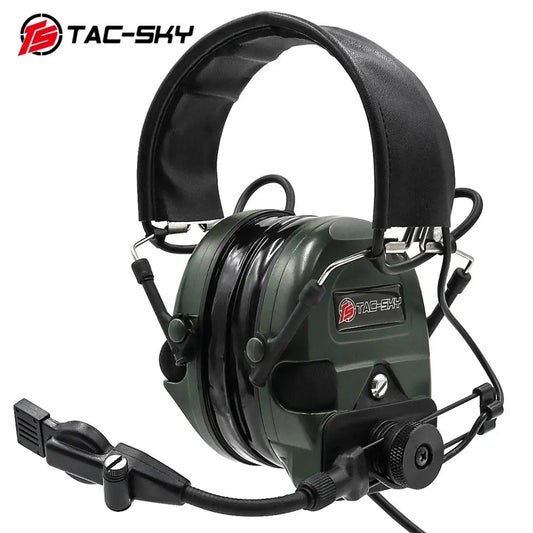 TAC-SKY Tactical for TCI LIBERATOR 1 Silicone Earmuffs Military Hearing Defense Noise Reduction Shooting Headset