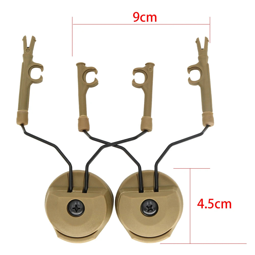 TAC-SKY Tactical Headset Helmet Adapter for TACSKYC2/3/5 XPI Headset Helmet for AIRFRAME Helmet Railway