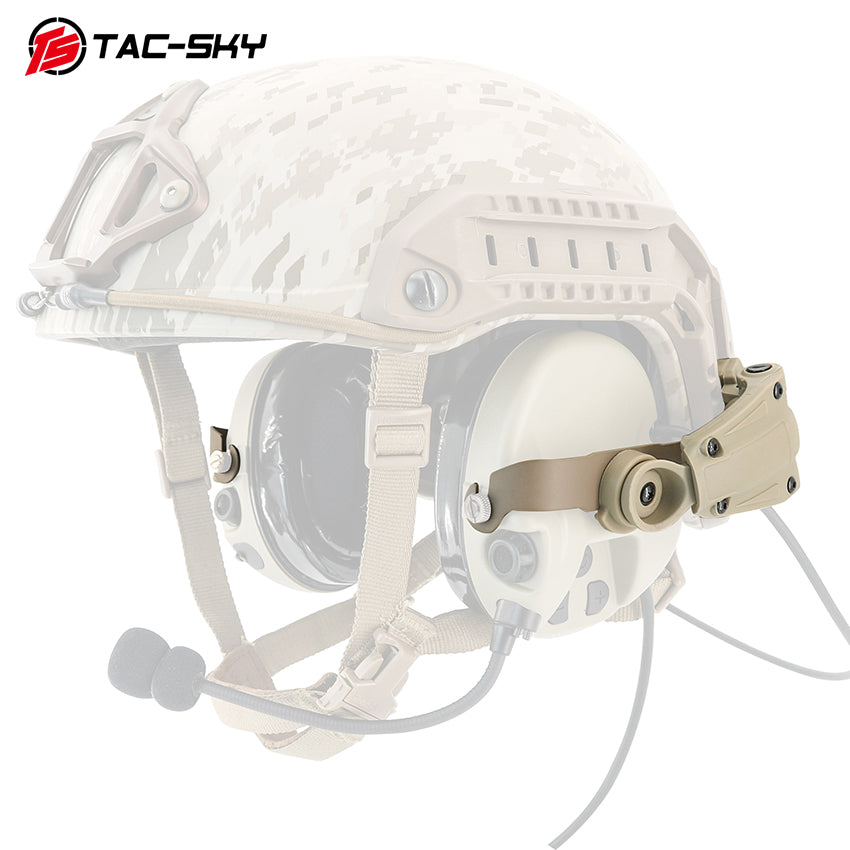 TS TAC-SKY ARC Rail Helmet Mounting Compatible with LIBERATO V/IV Tactical Headset