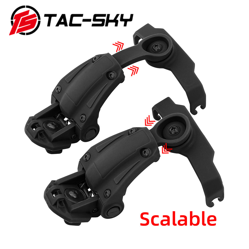 TS TAC-SKY M-lok Rail Helmet Mounting Compatible with Walkers Razor Tactical Headset