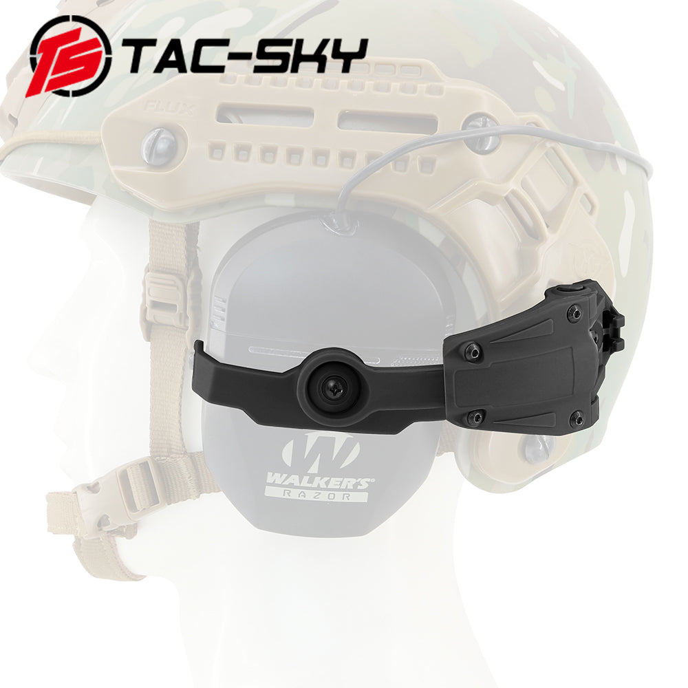 TS TAC-SKY M-lok Rail Helmet Mounting Compatible with Walkers Razor Tactical Headset
