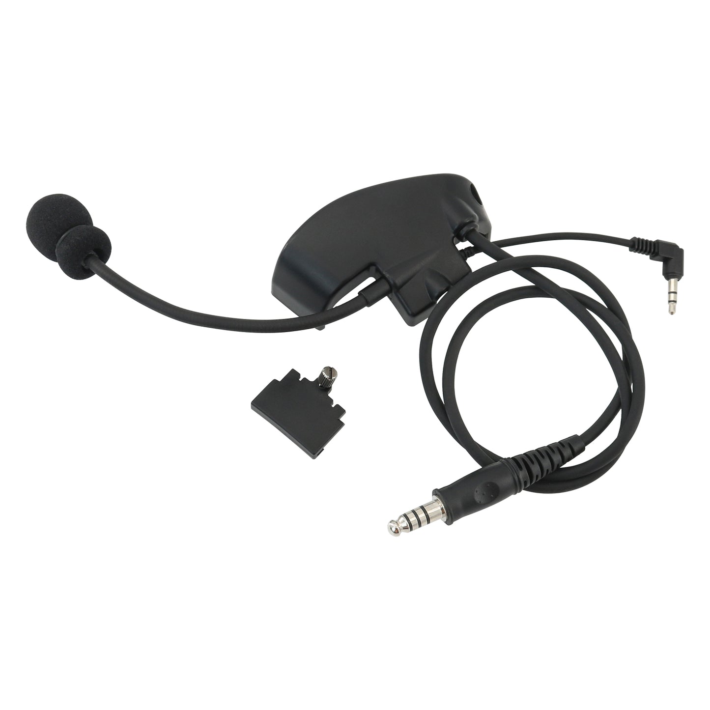 TAC-SKY Microphone & PTT for Howard Leight Impact Sports Noise Cancelling Headphones Airsoft