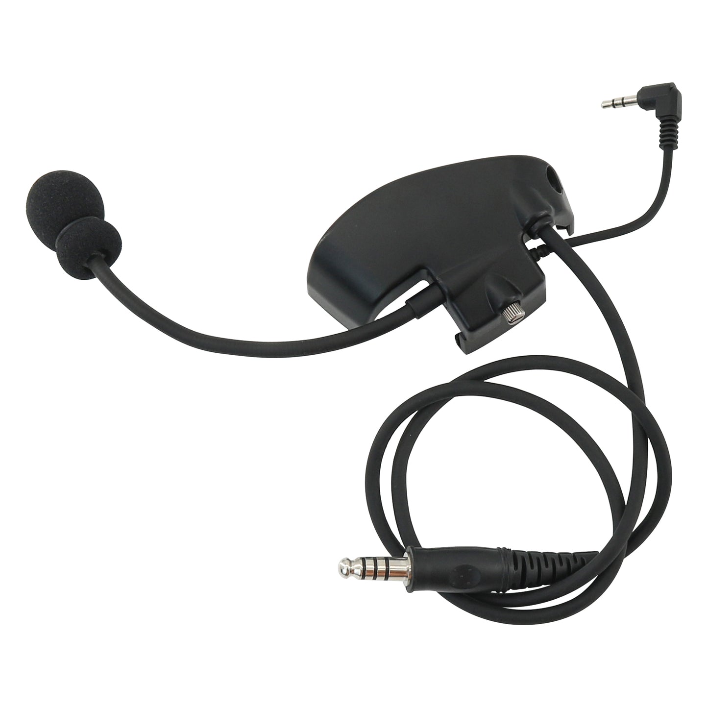 TAC-SKY Microphone & PTT for Howard Leight Impact Sports Noise Cancelling Headphones Airsoft