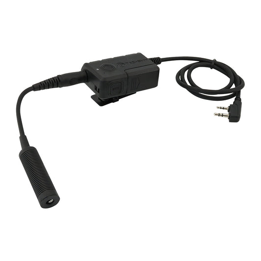 TS TAC-SKY Tactical Headset Extension Cable PTT Adapter with Bluetooth K 2 Pin Plug Compatible with Comta II/III