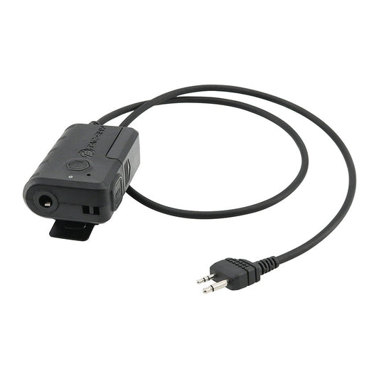 TS TAC-SKY Bluetooth PTT Compatible with MIDLAN 2-Pin Plug Intercom for Comta II/III Tactical Headset