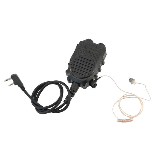 TS TAC-SKY Mini Single Side Wired Earbud 3.5mm+K 2 pin plug Handheld Microphone PTT