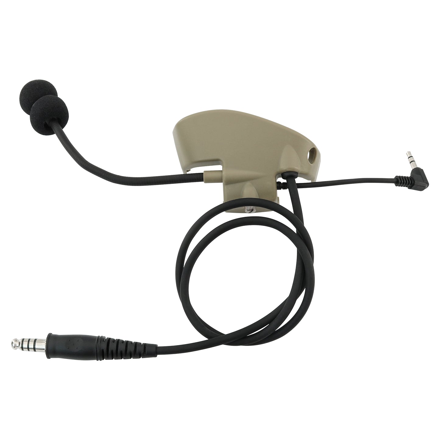 TAC-SKY Microphone & PTT for Howard Leight Impact Sports Noise Cancelling Headphones Airsoft