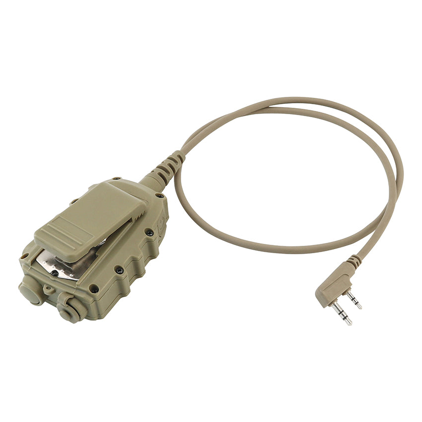 TS TAC-SKY Tactical Handheld Microphone PTT K 2 Pin Plug for 7.00mm Plug Headset