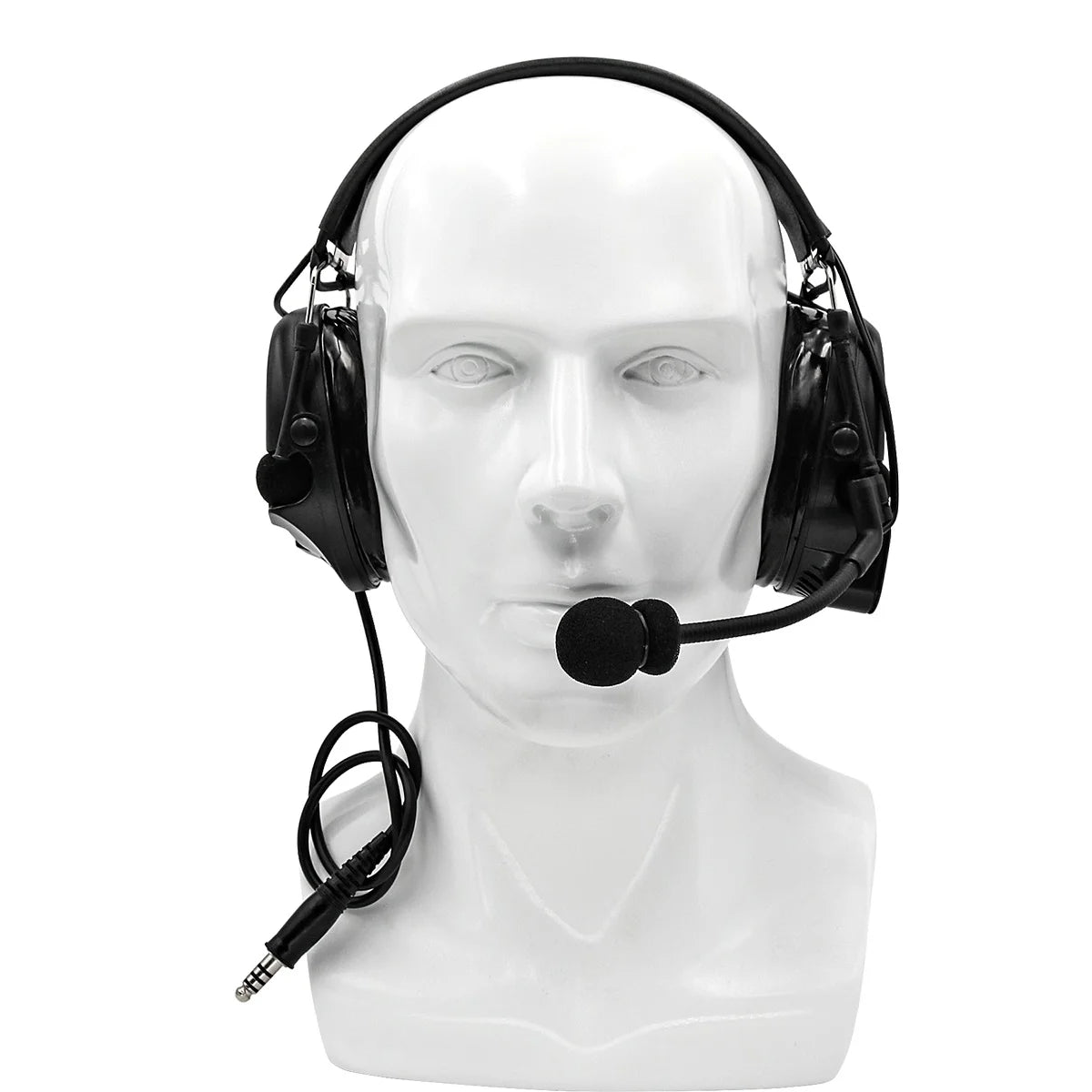 TAC-SKY Tactical for COMTA I Shooting  Mili Headset is Equipped with a Noise-Canceling Microphone and Hearing Protection Features