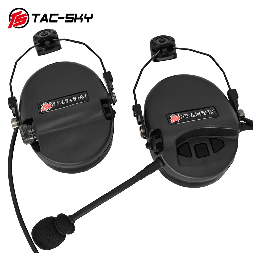 TAC-SKY Tactical for TCI LIBERATOR Headset ARC OPS-CORE Helmet Track Bracket Version Hunting Sports Hearing Protection