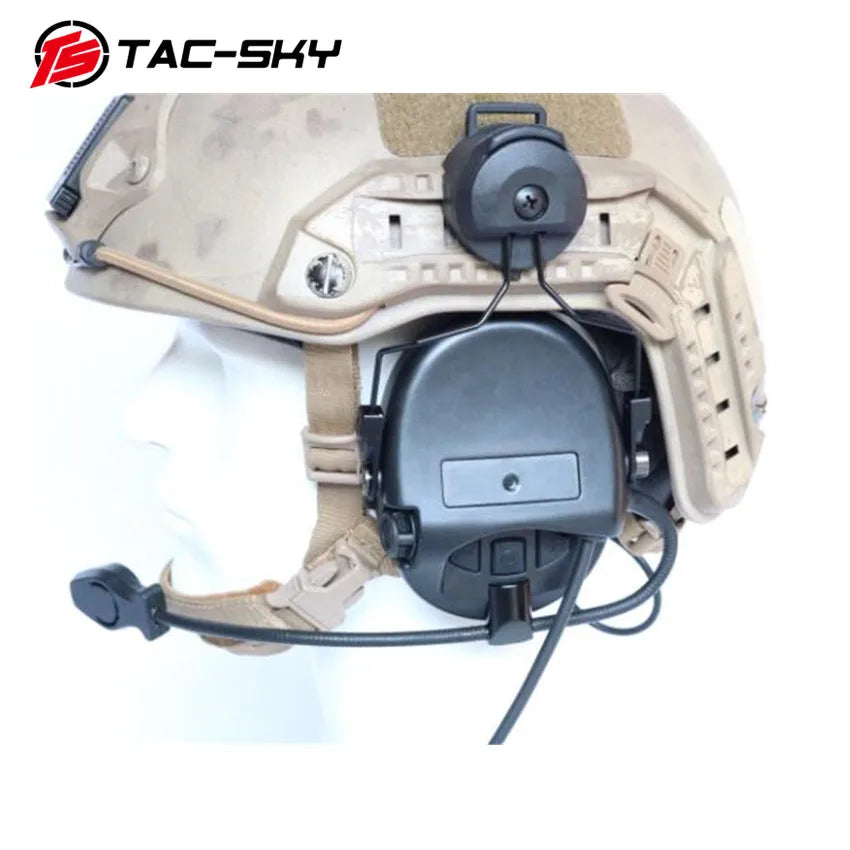TAC-SKY Tactical Helmet ARC OPS-CORE Rail Adapter Mount Version Airsoft for SORDIN Silicone Civilian Headset