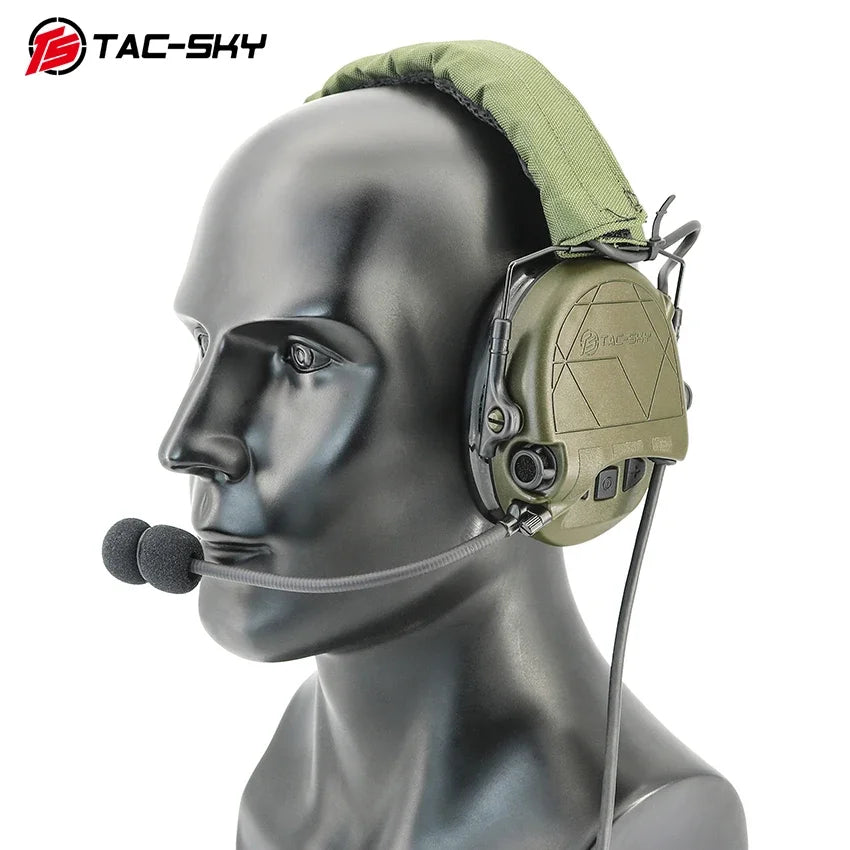 TAC-SKY Tactical Hearing Protection Earmuffs for TAC301—for Electronic Shooting Noise-Canceling Headphones