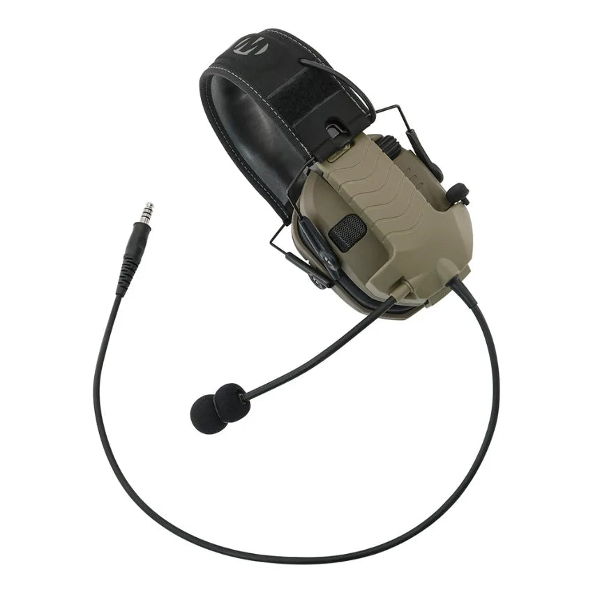 Tactical Headset Accessories Y-Line Kit Microphone for Walker Razor Electronic Earmuffs with PTT Ken for Baofeng