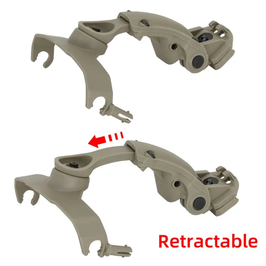 TAC-SKY Tactical Helmet ARC Rail Adapter Mounting , Compatible with COMTA II / III Headsets for Airsoft
